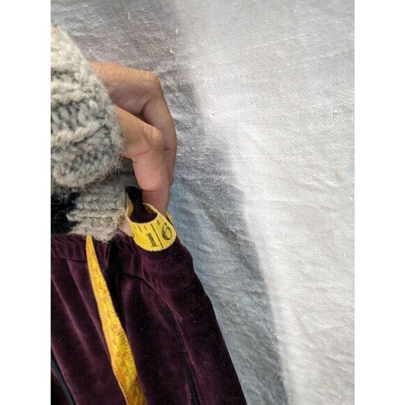 Unisex Under Armour Maroon Red Velour Track Lounge Pants Medium M - Picture 6 of 6